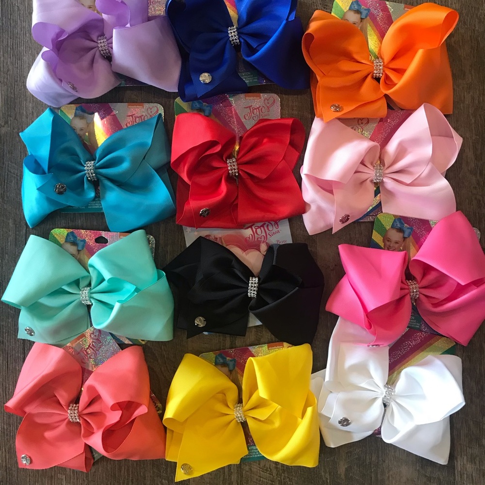 Jojo siwa 8 in bows NWT